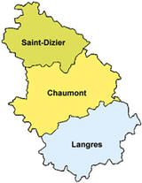 Carte des arrondissements